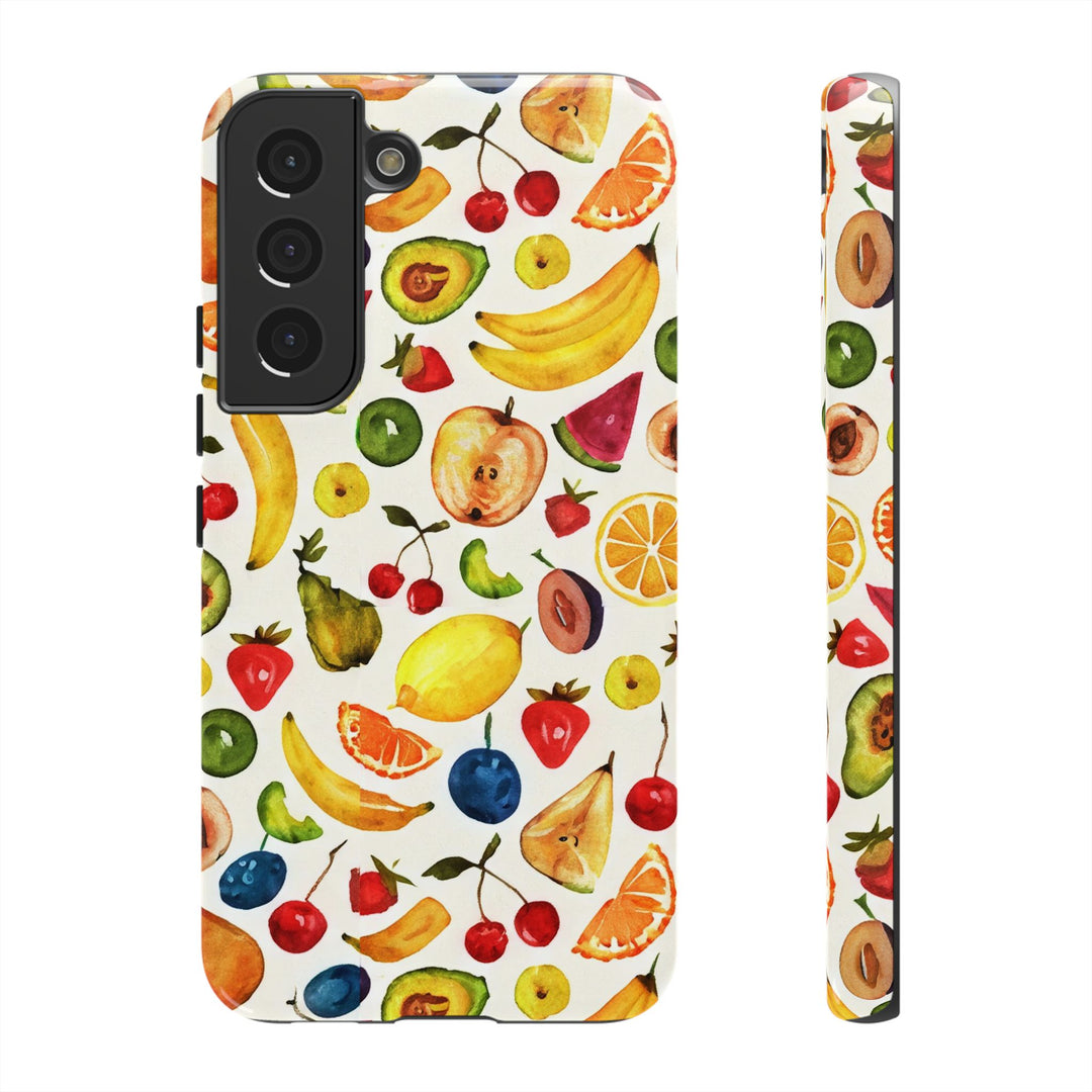 Impact Resistant, Mixed Fruits, Cute Phone Cases for Samsung S24, S23, S22, S21, IPhone 15 pro Iphone 14 pro Iphone 13 IPhone 12 Iphone 11 - Studio40ParkLane
