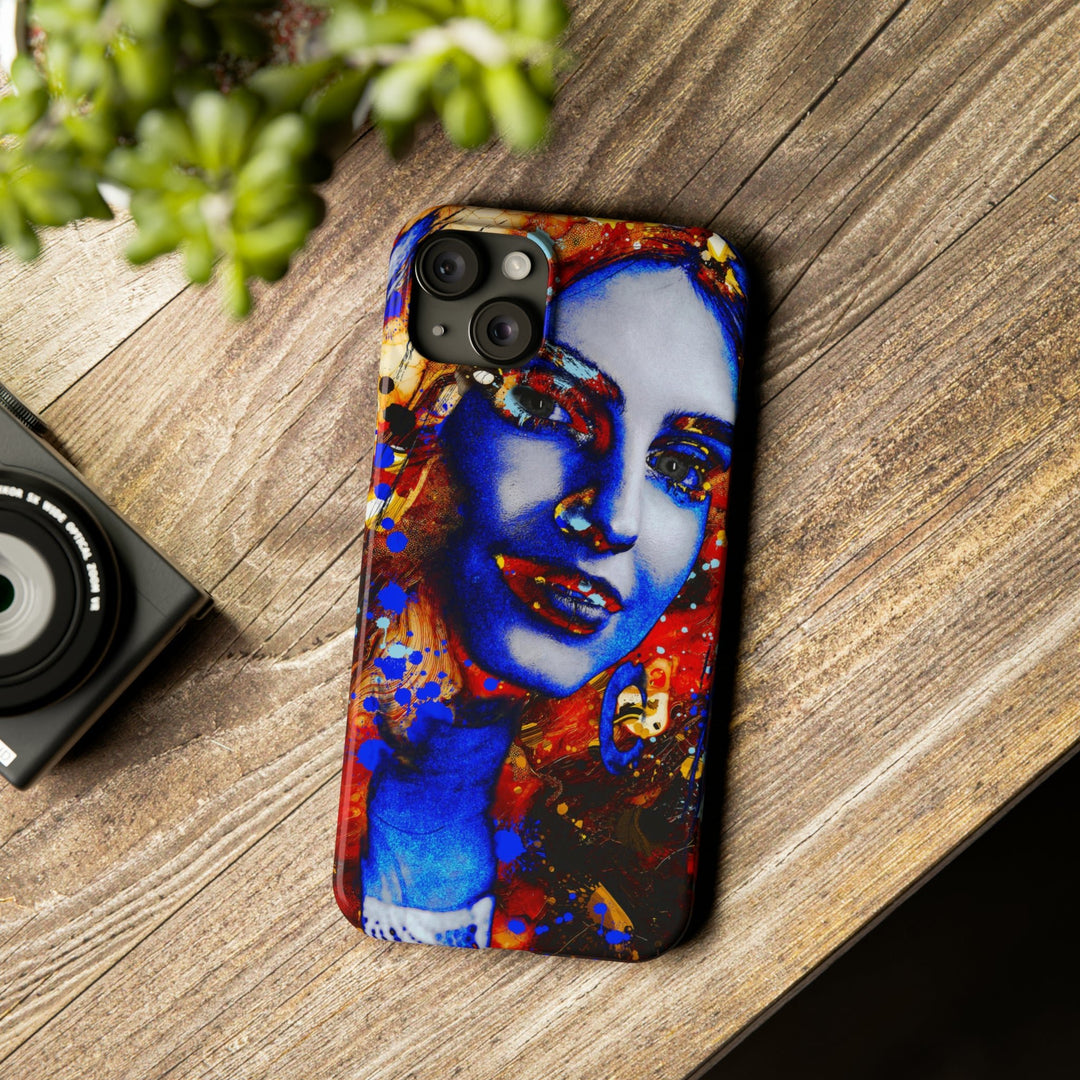 Slim Cute Phone Cases for Iphone - | iPhone 15 Case | iPhone 15 Pro Max Case, Iphone 14 Case, Iphone 14 Pro Max, Iphone 13, Marble Splash Face - Studio40ParkLane