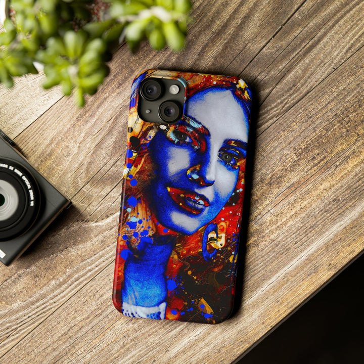 Slim Cute Phone Cases for Iphone - | iPhone 15 Case | iPhone 15 Pro Max Case, Iphone 14 Case, Iphone 14 Pro Max, Iphone 13, Marble Splash Face - Studio40ParkLane