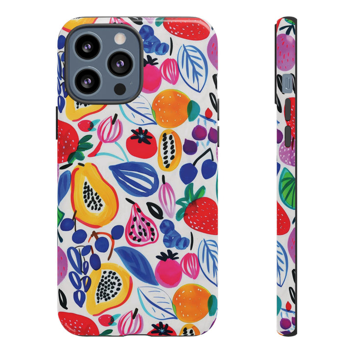 Premium Tough Summer Fruit Collage Gift for Her Cute Phone Cases for Samsung and Iphone, 16, 15, 14, S24, S23, S22, S21, S20, Plus, Ultra, Pro - Studio40ParkLane