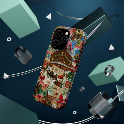 Aesthetic Tough Magsafe London Coquette Collage Phone Case - For iPhone 17 Pro Max iPhone 16 Pro iPhone 15 Iphone 14 Plus 13 Pro 12 11 10 - Studio40ParkLane