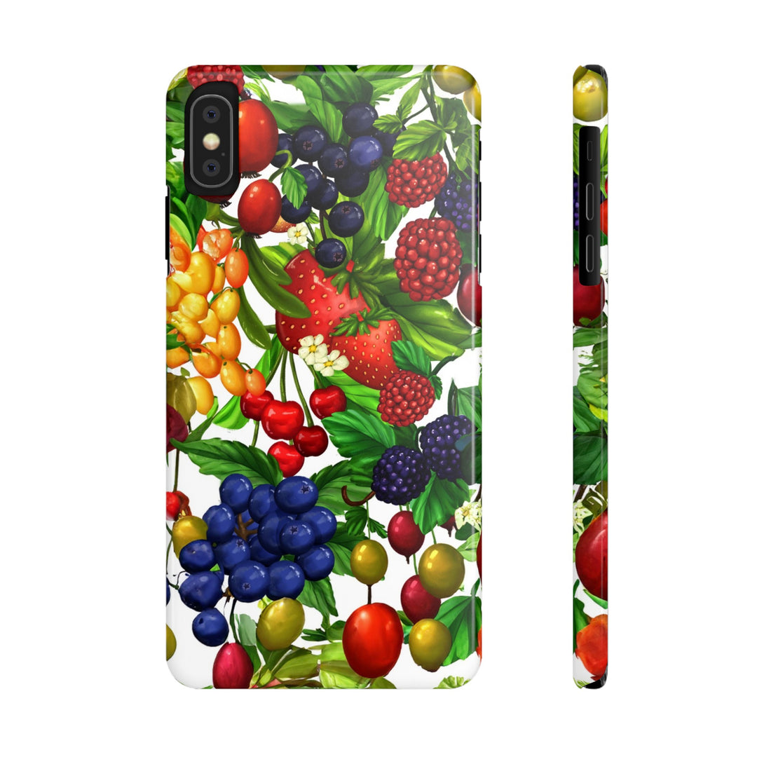 Slim Cute Phone Cases for Iphone - | iPhone 15 Case | iPhone 15 Pro Max Case, Iphone 14 Case, Iphone 14 Pro Max, Iphone 13, Summer Mixed Fruit - Studio40ParkLane