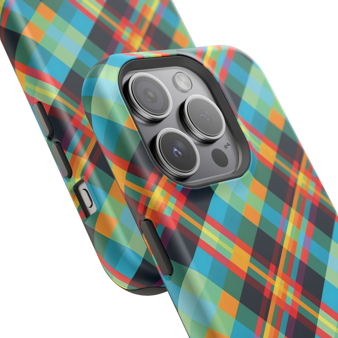 Checkered Plaid Magsafe Gift for Her Cute Phone Case for Iphone, | iPhone 16 | iPhone 15 Pro Max, Iphone 14 Pro Max, 13 12 11 10 9 8 7 - Studio40ParkLane