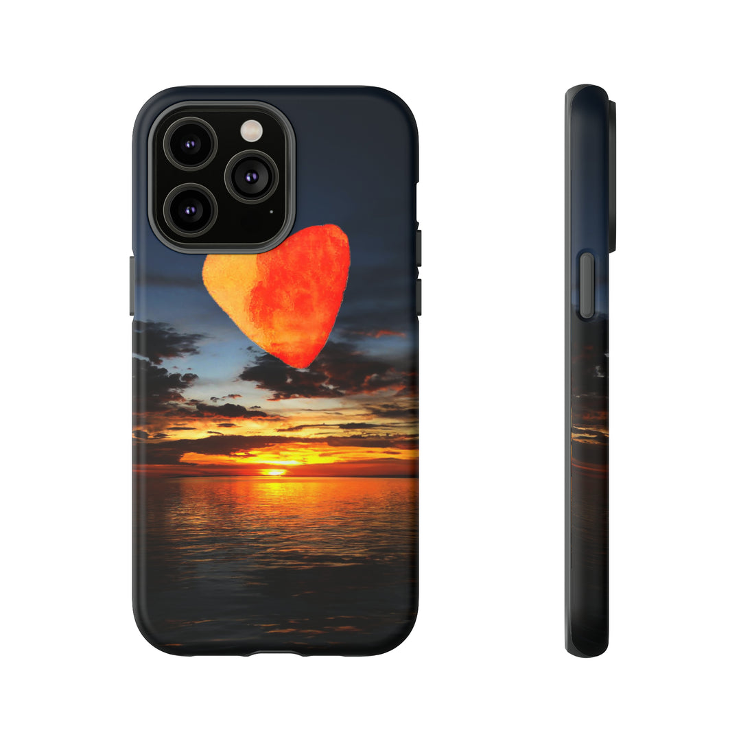 Cute IPhone Case | Rising Heart Love Sunset, iPhone 15 Case | iPhone 15 Pro Case, Iphone 14 Case, Iphone 14 Pro Max Case - Studio40ParkLane