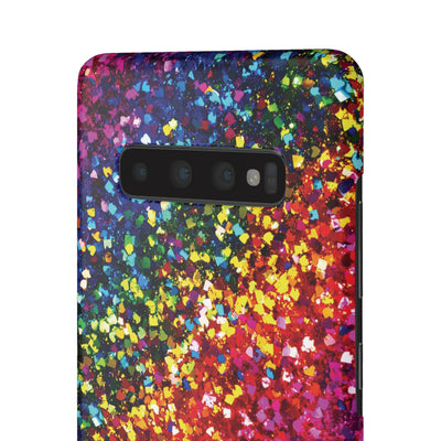 Snap Non-Glitter Muted Color Play on "Faux" Glitter Effect Cute Phone Cases for Samsung and Iphone, 16, 15, 14, S24, S23, S22, S21, S20, Plus and Ultra