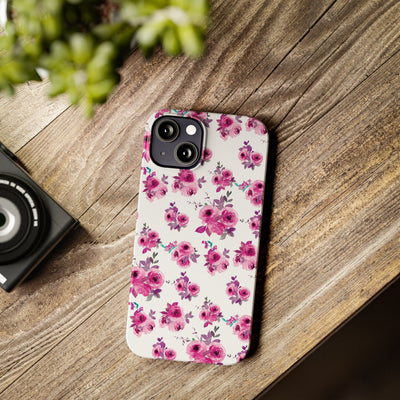 Slim Spring Flowers Gift for Her Cute Phone Cases for Iphone 16 Pro Max | iPhone 15 Case | iPhone 15 Pro Max Case, Iphone 14, 13, 12, 11, 10, 8, 7 - Studio40ParkLane
