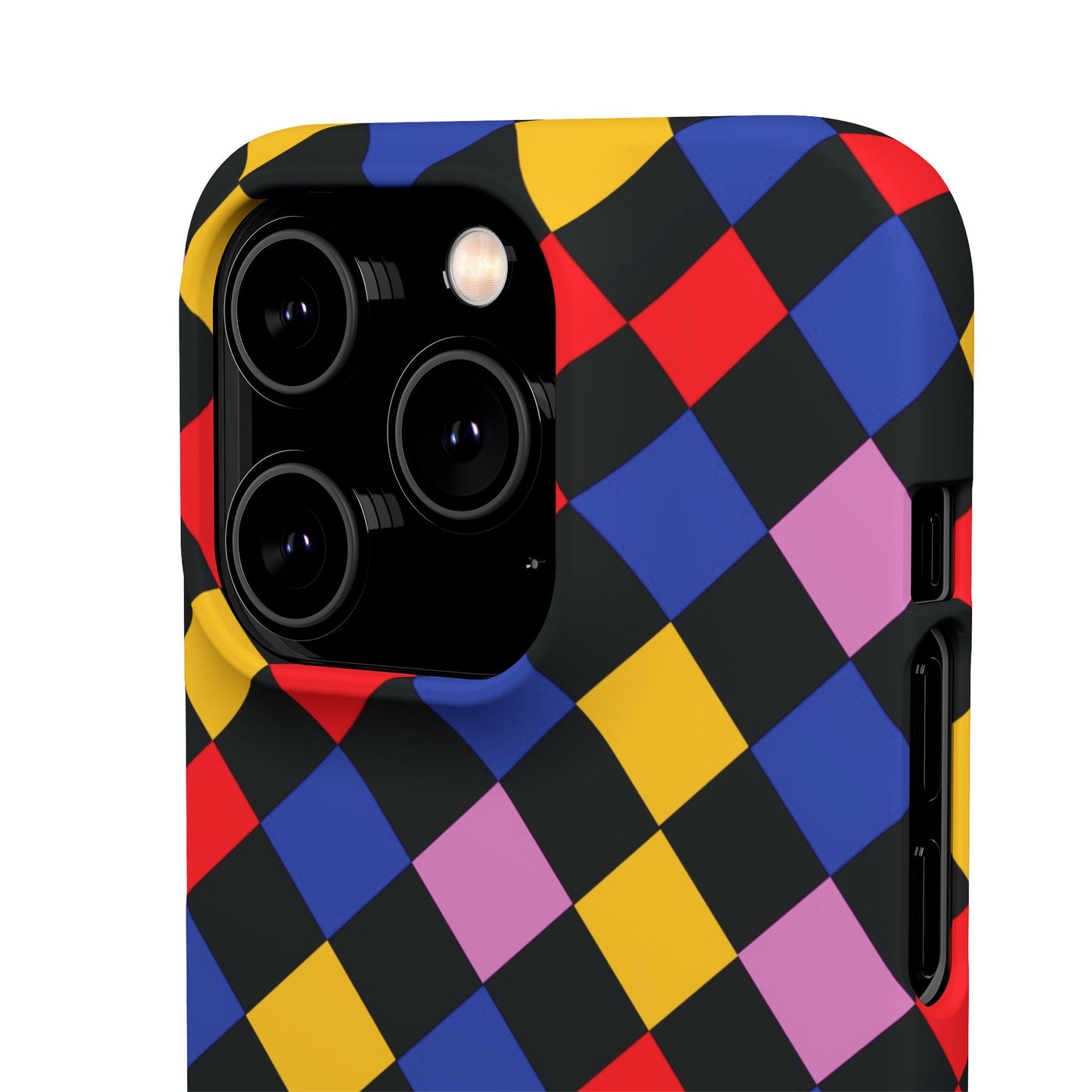 Colorful Checkerboard Cute Phone Case - Sleek Snap - for iPhone 16 15 14 13 12 11 Max Pro Plus Samsung Galaxy S24 S23 S22 S21 S20 Plus Ultra - Studio40ParkLane
