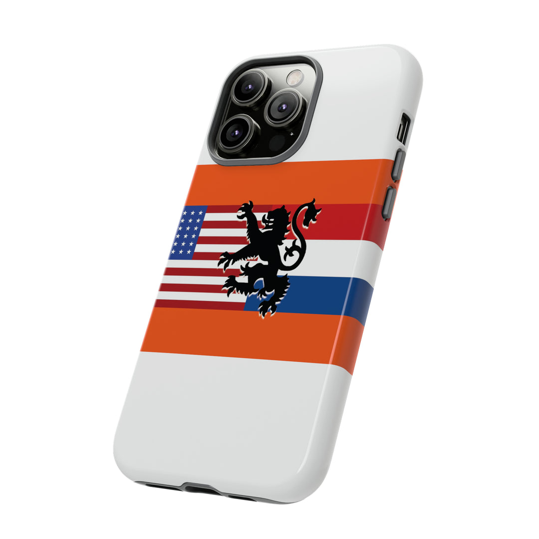Cute IPhone Case | iPhone 15 Case | iPhone 15 Pro Max Case, Iphone 14 Case, Iphone 14 Pro Max Case IPhone Case for Art Lovers, Dutch US Flag - Studio40ParkLane