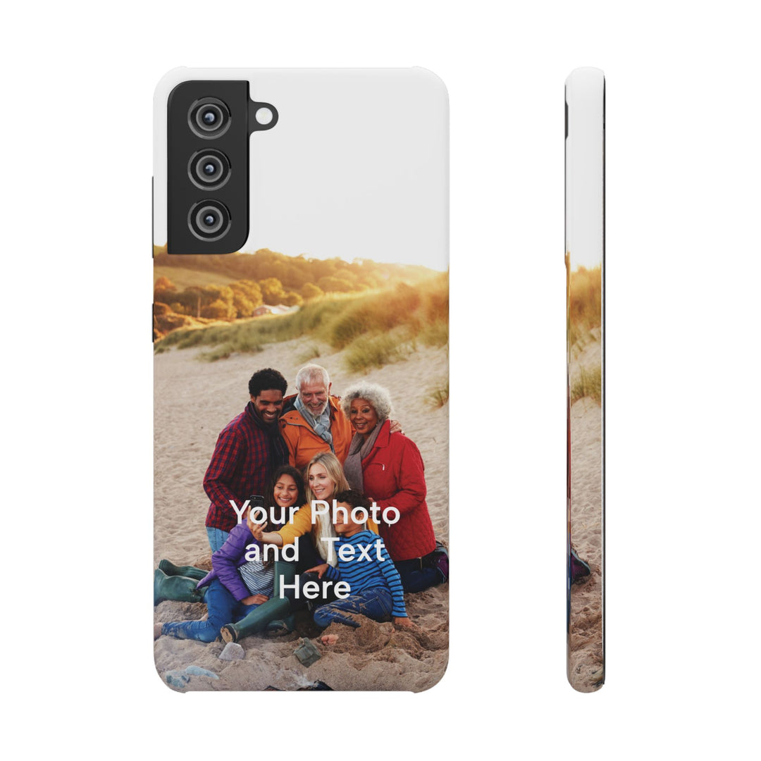 Snap Custom Personalized Family/Pet Cute Phone Cases for Samsung Galaxy S24, S23, S22, S21, S20, Plus, Ultra, Iphone 16, 15, 14, Pro and Max - Studio40ParkLane