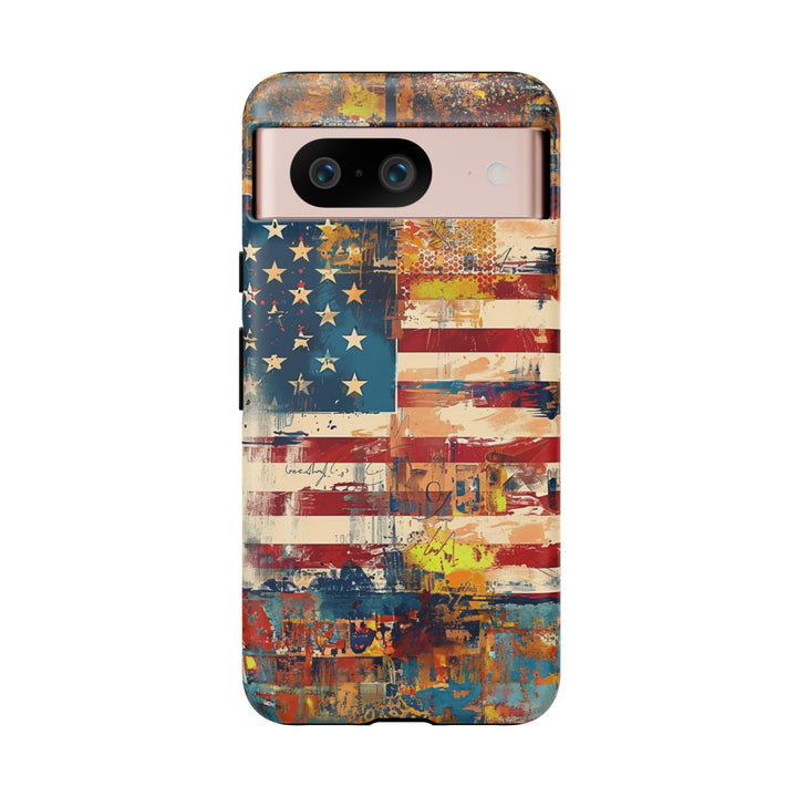 Impact Resistant, American Flag, Cute Phone Cases for Samsung S24, S23, S22, S21, IPhone 15 pro Iphone 14 pro Iphone 13 IPhone 12 Iphone 11 - Studio40ParkLane
