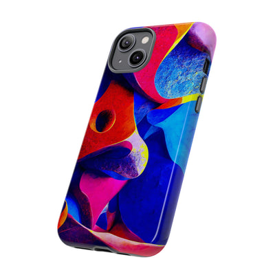 Impact Resistant, Abstract Shapes, Cute Phone Cases for Samsung S24, S23, S22, S21, IPhone 15 pro Iphone 14 pro Iphone 13 IPhone 12 Iphone 11