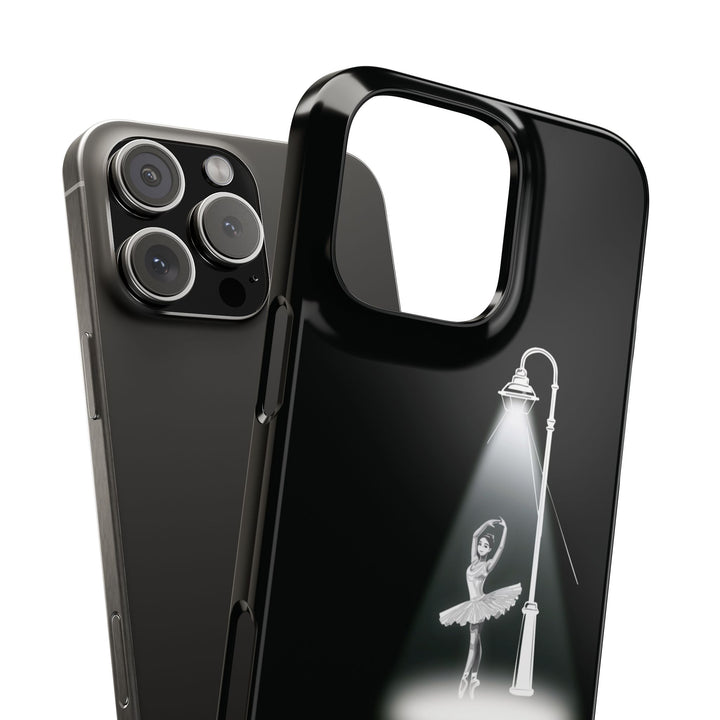 Slim Ballet Dancer Spotlight Gift for Her Cute Phone Cases for Iphone 16 Pro Max | iPhone 15 Case | iPhone 15 Pro Max Case, Iphone 14, 13, 12, 11, 10, 8, 7 - Studio40ParkLane