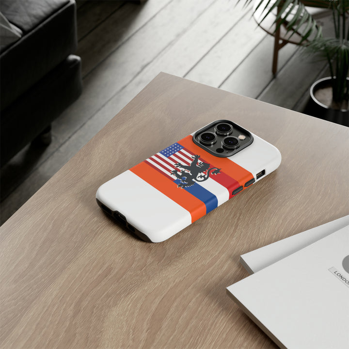 Cute IPhone Case | iPhone 15 Case | iPhone 15 Pro Max Case, Iphone 14 Case, Iphone 14 Pro Max Case IPhone Case for Art Lovers, Dutch US Flag - Studio40ParkLane