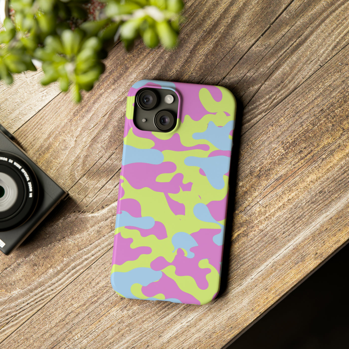 Slim Cute Phone Cases for Iphone - | iPhone 15 Case | iPhone 15 Pro Max Case, Iphone 14 Case, Iphone 14 Pro Max, Iphone 13, Spring Camouflage