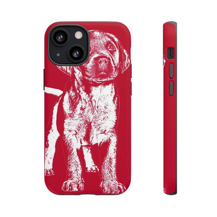 Cute IPhone Case | iPhone 15 Case | iPhone 15 Pro Max Case, Iphone 14 Case, Iphone 14 Pro Max Case IPhone Case for Dog Lovers, Puppy Dog Red - Studio40ParkLane