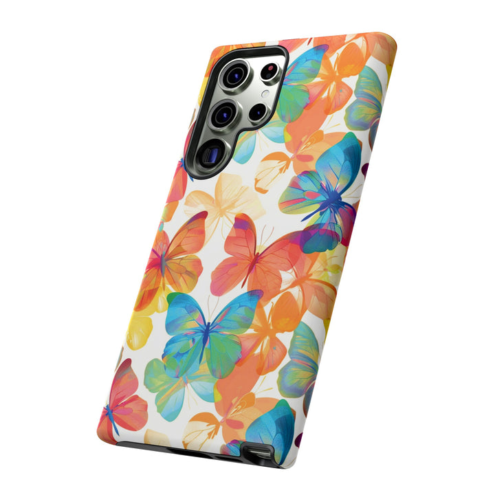 Cute Samsung Case | Cool Iphone Case | Summer Bright Butterflies, Samsung S24, S23, S22, S21, IPhone 15 Case | Iphone 14 Case, Iphone 13 Case - Studio40ParkLane