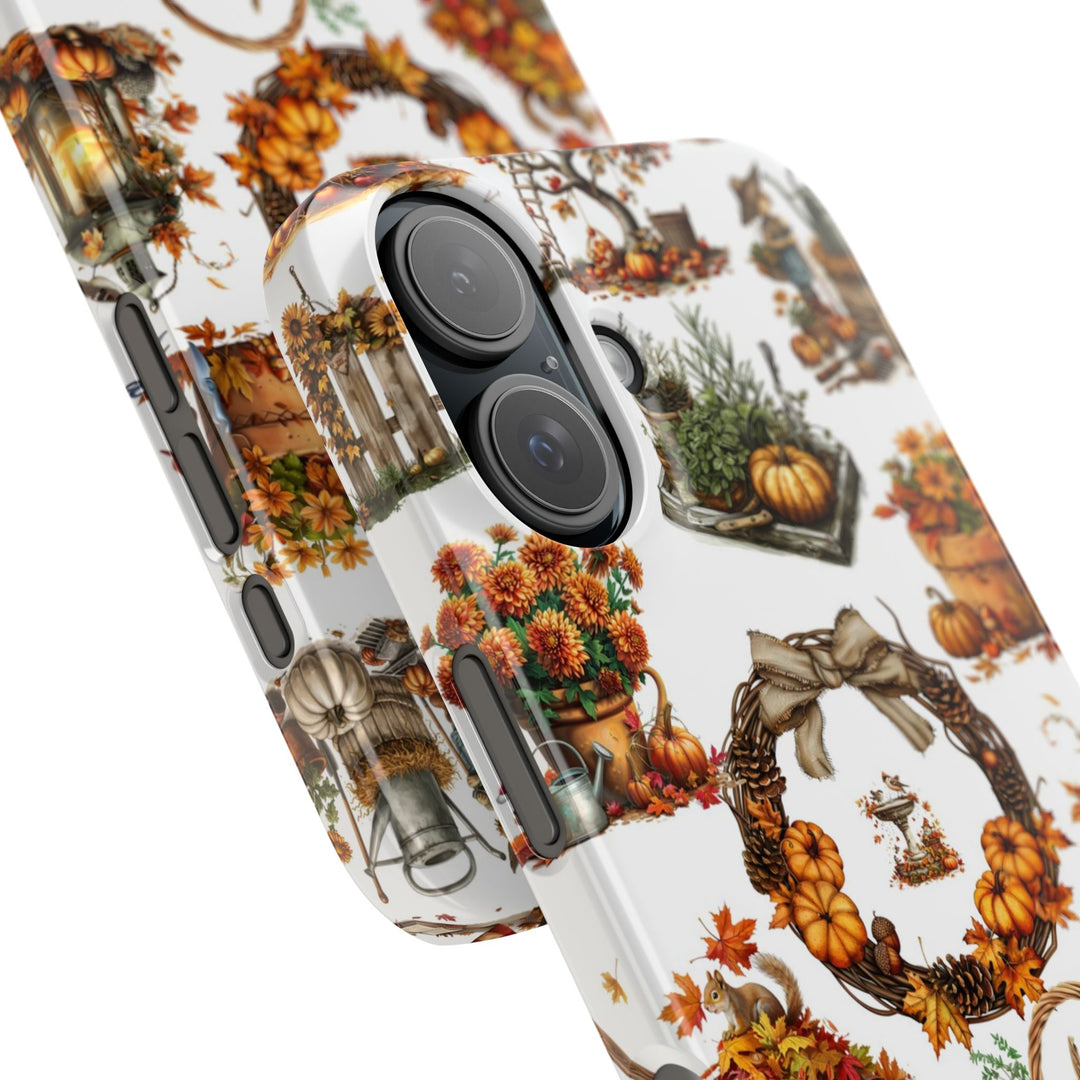Slim Fall Leaves Collage Cute Phone Cases for Iphone | iPhone 15 Case | iPhone 15 Pro Max Case, Iphone 14, Iphone 14 Pro Max, Iphone 13, 12 - Studio40ParkLane