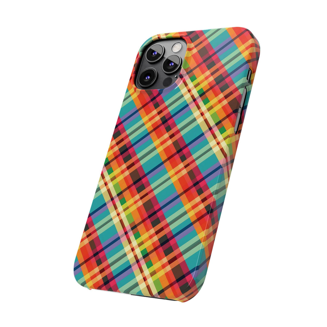 Slim Checkered Plaid Gift for Her Cute Phone Cases for Iphone 16 Pro Max | iPhone 15 Case | iPhone 15 Pro Max Case, Iphone 14, 13, 12, 11, 10, 8, 7 - Studio40ParkLane