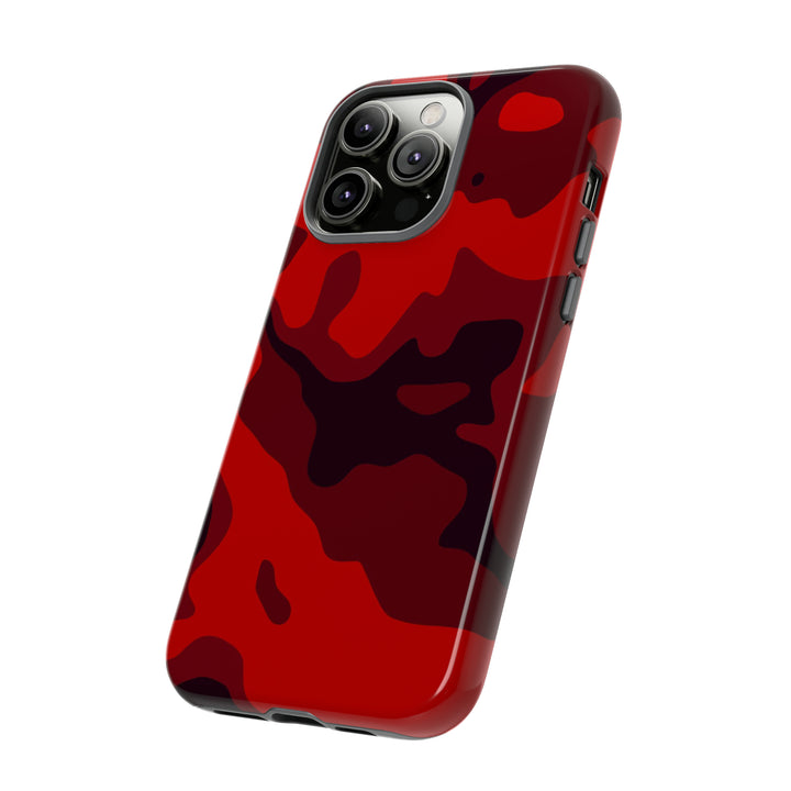 Cute IPhone Case | iPhone 15 Case | iPhone 15 Pro Max Case, Iphone 14 Case, Iphone 14 Pro Max Case IPhone Case for Art Lovers - Red Camo - Studio40ParkLane
