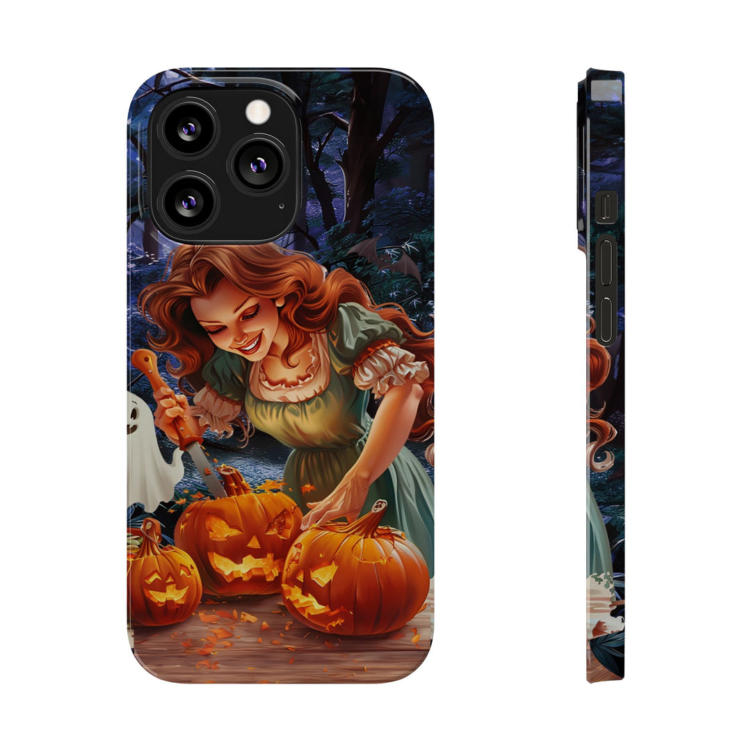 Slim Fall Autumn Pumpkin Fairy Gift for Her Cute Phone Cases for Iphone 16 | iPhone 15 Case | iPhone 15 Pro Max Case, Iphone 14, Iphone 14 Pro Max, Iphone 13, Slim - Studio40ParkLane