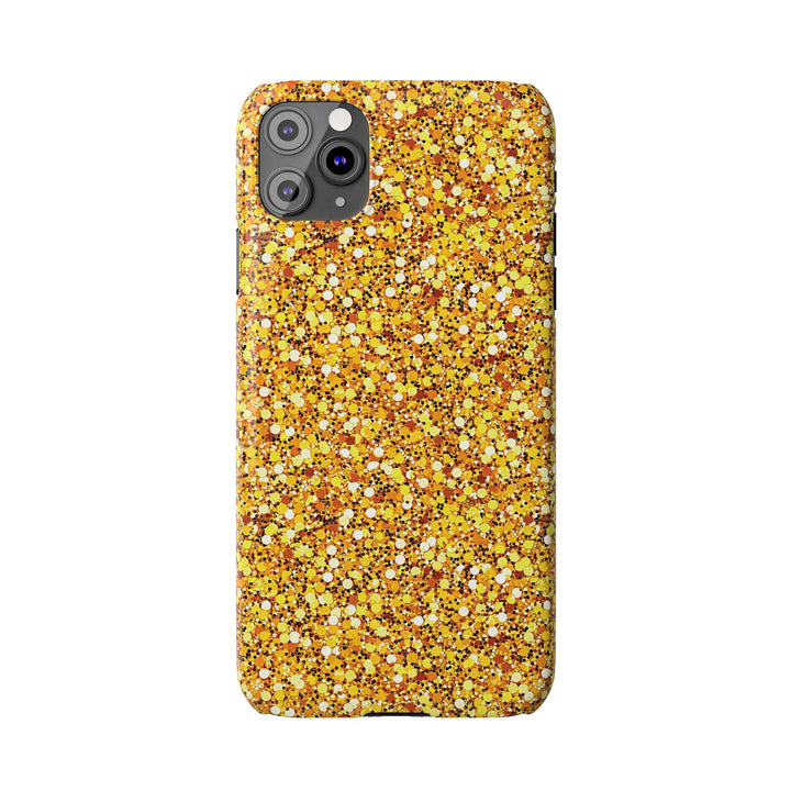 Slim Muted Gold Play on Faux Glitter Effect Cute Phone Cases for Iphone 16 Pro Max | iPhone 15 Case | iPhone 15 Pro Max Case, Iphone 14, Iphone 14 Pro Max, Iphone 13 12 11 8 7 - Studio40ParkLane