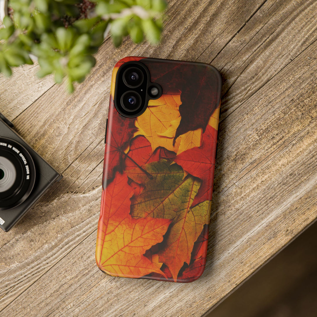 Autumn Fall Leaves Gift Cute Phone Case for, Samsung Galaxy S24, S23, S22, S21, IPhone 16 Case | Iphone 15, Iphone 14, IPhone 13 Case Mom Dad Gift - Studio40ParkLane