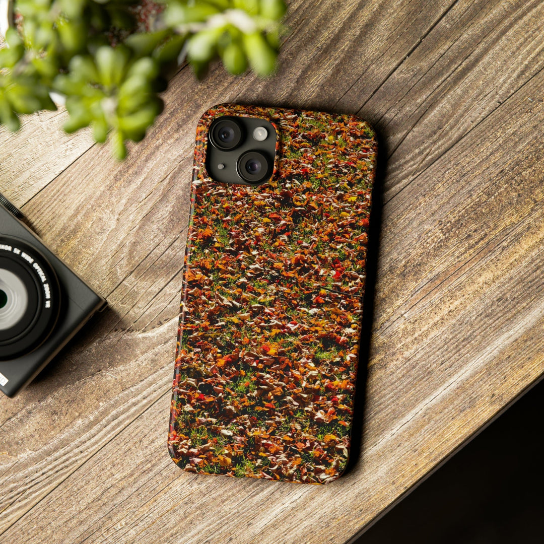 Slim Cute Phone Cases for Iphone - | iPhone 15 Case | iPhone 15 Pro Max Case, Iphone 14 Case, Iphone 14 Pro Max, Iphone 13, New England Fall Leaves - Studio40ParkLane