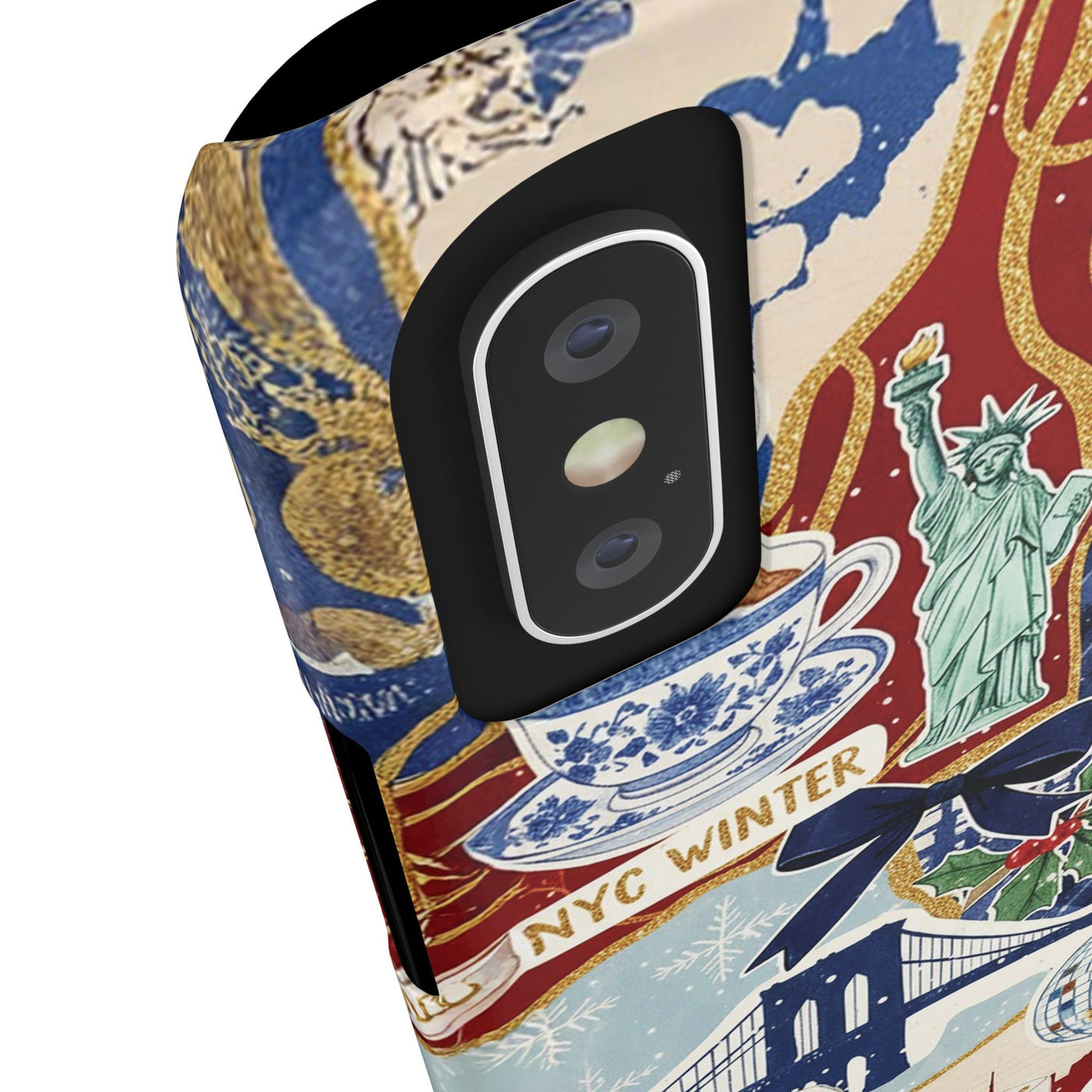 Slim New York Winter Coquette Collage Cute Phone Case for Iphone 16 - | iPhone 15 Pro Max Case | iPhone 14 Case Iphone 13 12 11 10 9 8 7 X - Studio40ParkLane