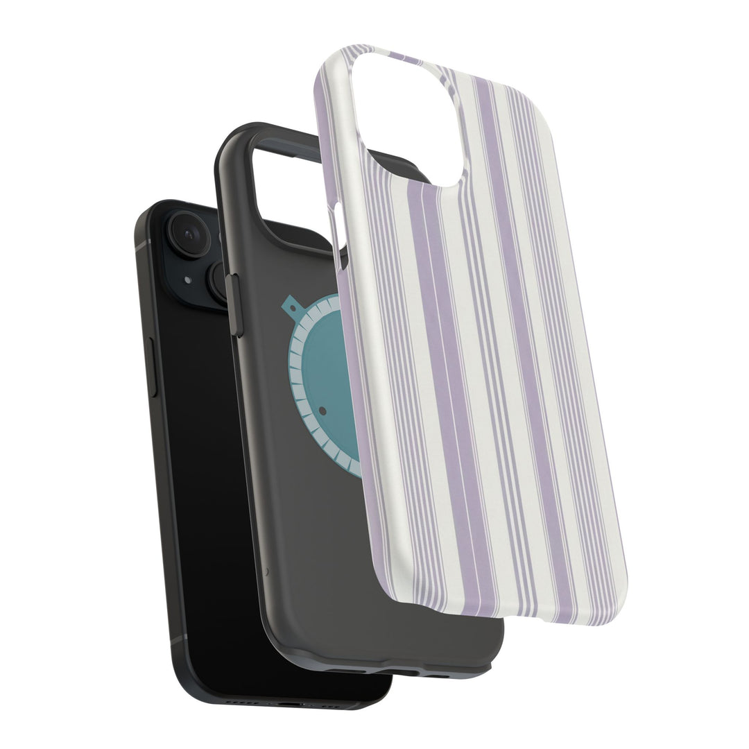 MagSafe Cute Phone Case, Coastal Striped Phone Case for iPhone 17 16 15 14 13 12 Pro Max, Samsung S25 S24 S23 Ultra case
