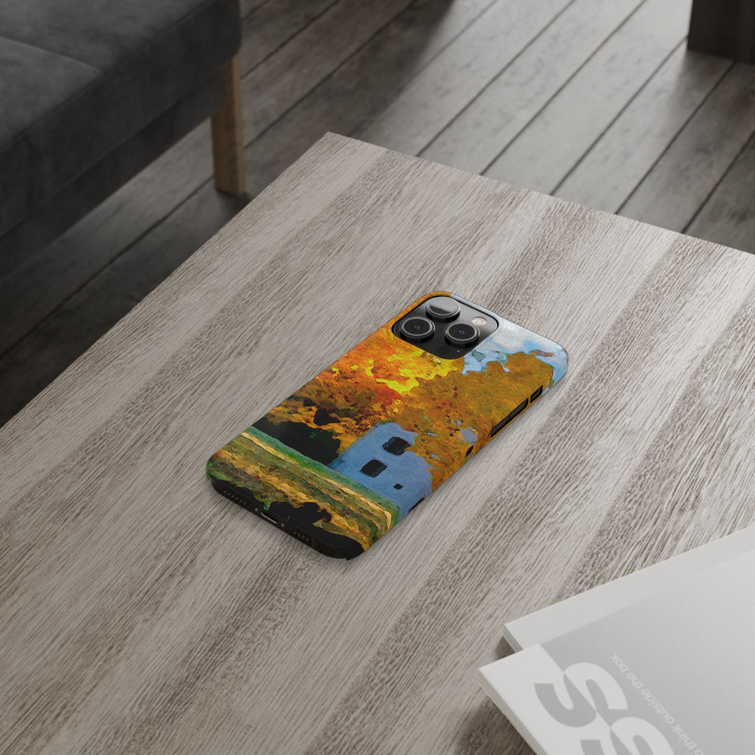 Slim Cute Phone Cases for Iphone - | iPhone 15 Case | iPhone 15 Pro Max Case, Iphone 14 Case, Iphone 14 Pro Max, Iphone 13, New England Fall Leaves - Studio40ParkLane