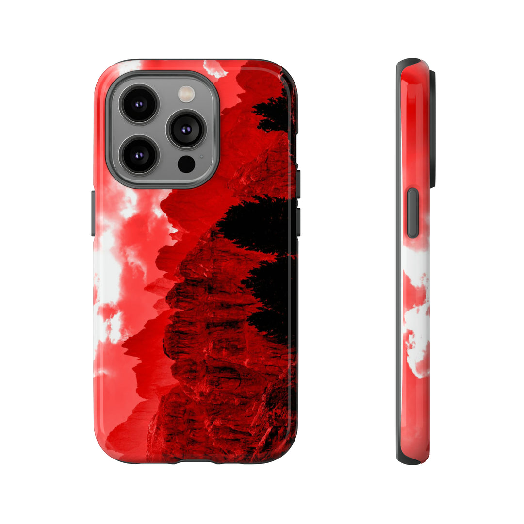 Cute IPhone Case | iPhone 15 Case | iPhone 15 Pro Max Case, Iphone 14 Case, Iphone 14 Pro Max Case IPhone Case for Art Lovers - Red Mountains - Studio40ParkLane