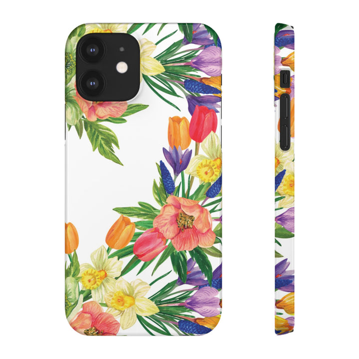 Sleek Snap Spring Summer Flowers Cute Phone Case for iPhone 16 15 14 13 12 11 X Xs Max Xr Pro Plus Samsung Galaxy S24 S23 S22 S21 S20 Ultra