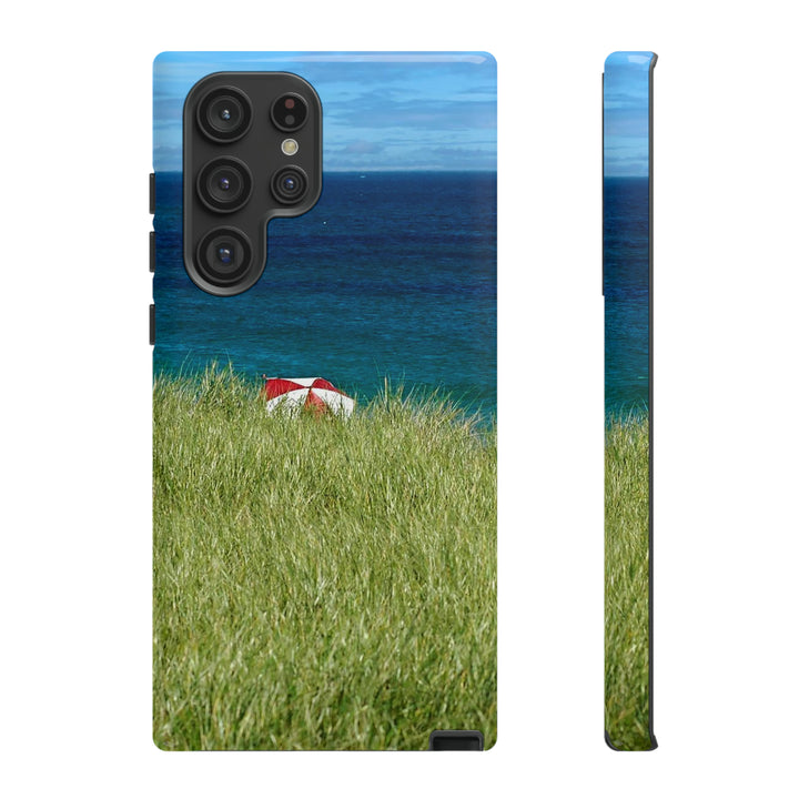 Cute Samsung Phone Case | Aesthetic Samsung Phone Case | Beach Umbrella | Galaxy S23, S22, S21, S20 | Luxury Double Layer | Cool - Studio40ParkLane