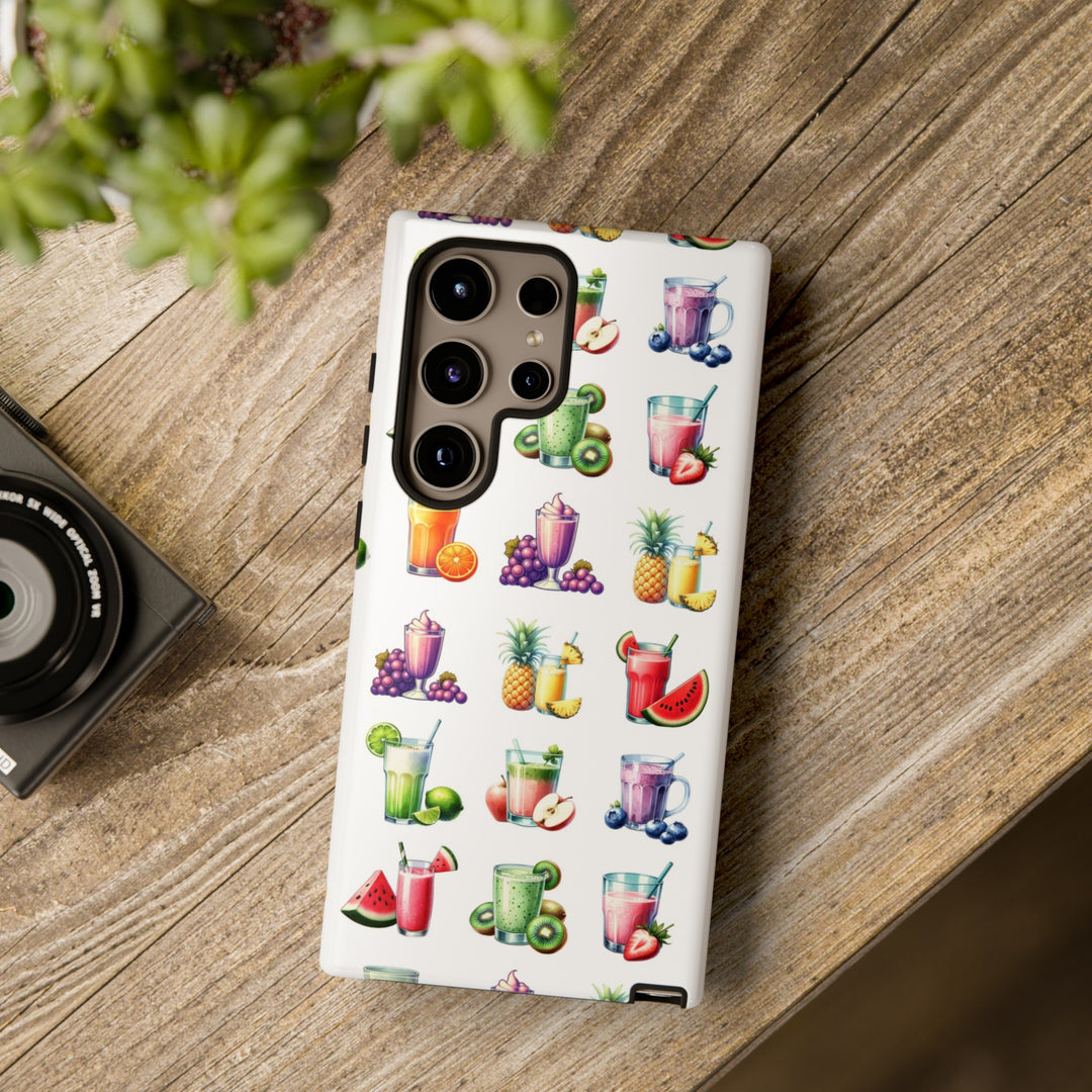 Cute Samsung Case | Cool Iphone Case | Tropical Summer Fruit Cocktail, Samsung S24, S23, S22, S21, IPhone 15 Case | Iphone 14 Case, Iphone 13 Case - Studio40ParkLane
