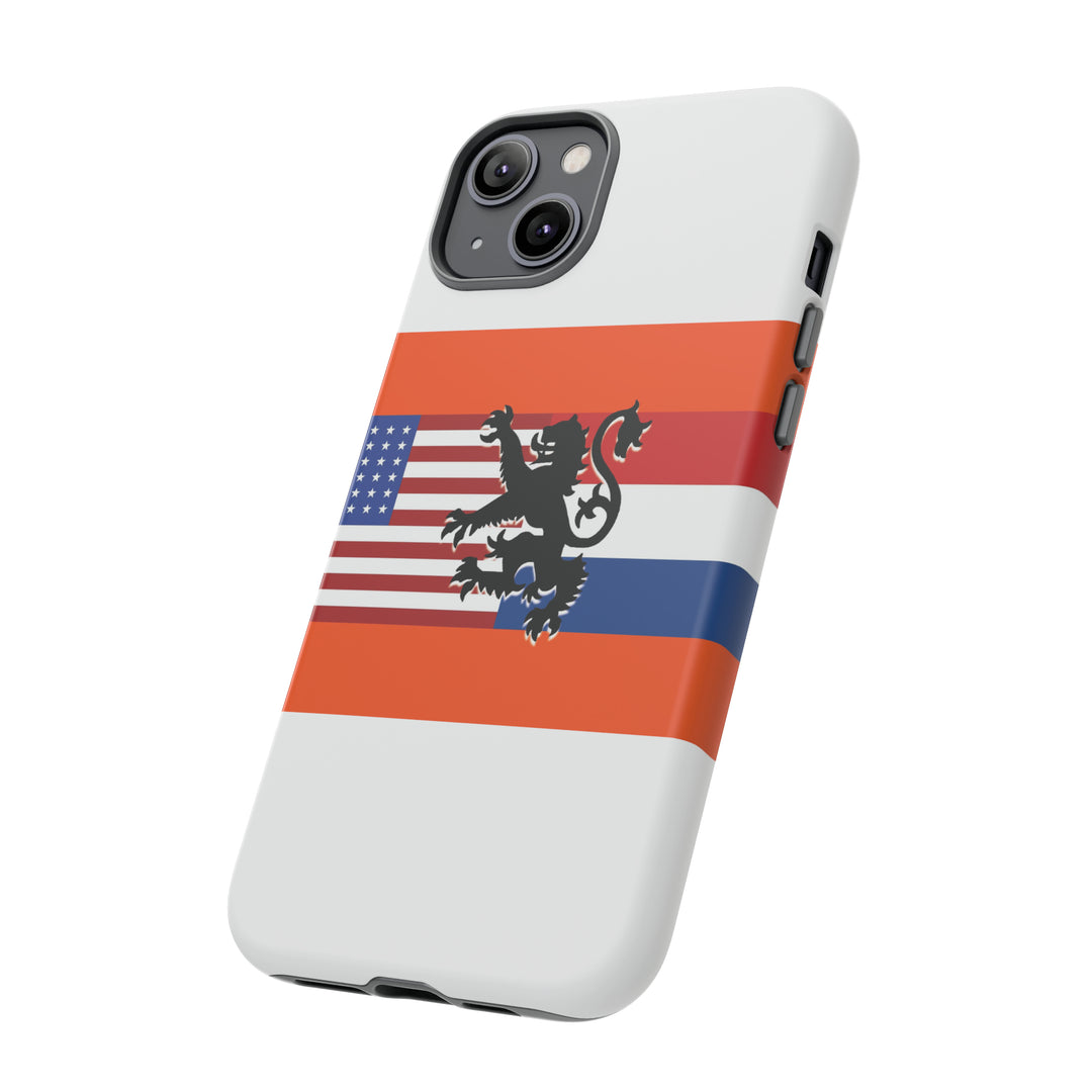 Cute IPhone Case | iPhone 15 Case | iPhone 15 Pro Max Case, Iphone 14 Case, Iphone 14 Pro Max Case IPhone Case for Art Lovers, Dutch US Flag - Studio40ParkLane