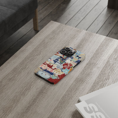 Slim New York Winter Coquette Collage Cute Phone Case for Iphone 16 - | iPhone 15 Pro Max Case | iPhone 14 Case Iphone 13 12 11 10 9 8 7 X - Studio40ParkLane