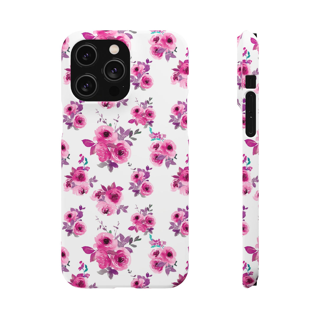 Sleek Snap Flowers Gift for Her Cute Phone Case for iPhone 16 15 14 13 12 11 X Xs Max Xr Pro Plus Samsung Galaxy S24 S23 S22 S21 S20 Ultra