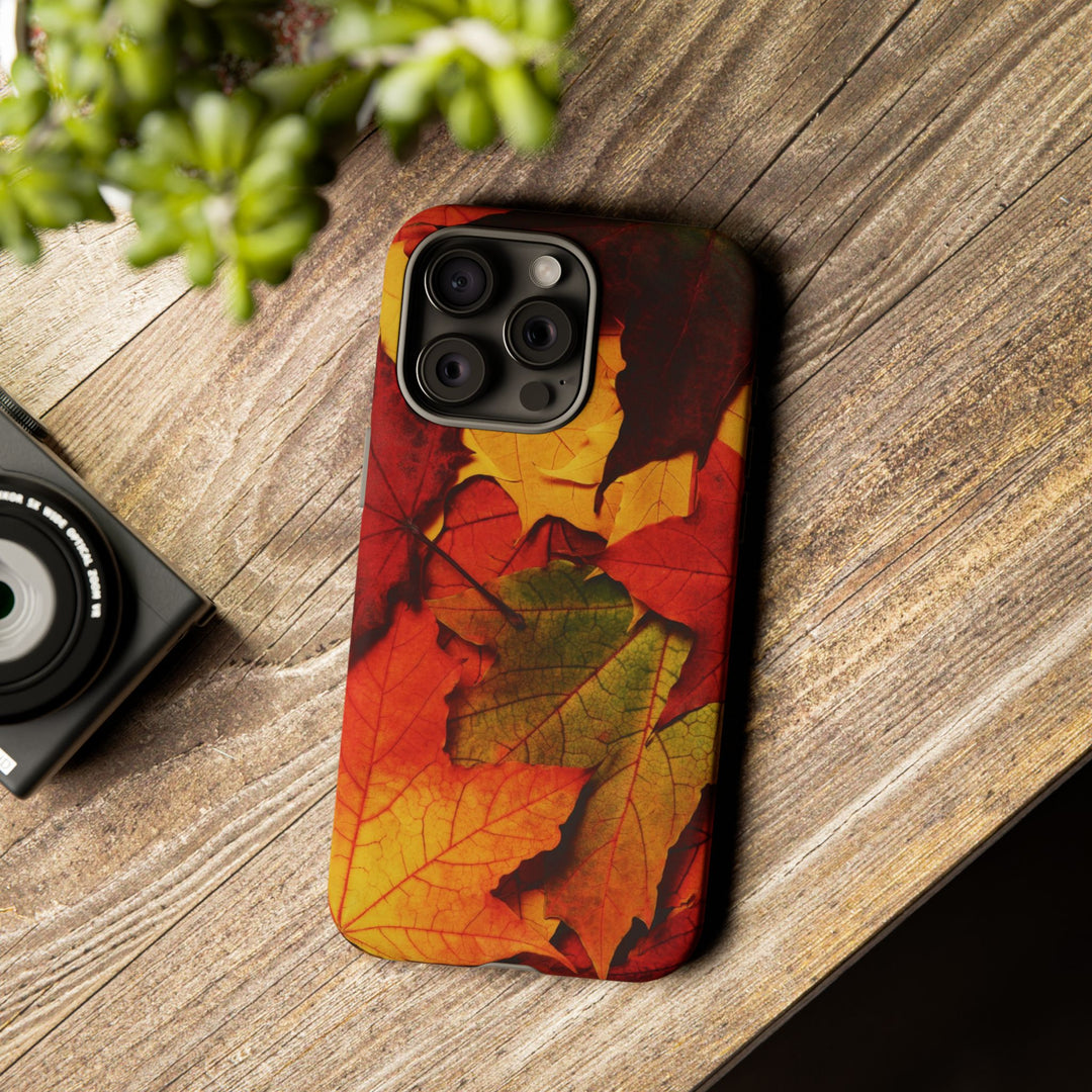 Autumn Fall Leaves Gift Cute Phone Case for, Samsung Galaxy S24, S23, S22, S21, IPhone 16 Case | Iphone 15, Iphone 14, IPhone 13 Case Mom Dad Gift - Studio40ParkLane