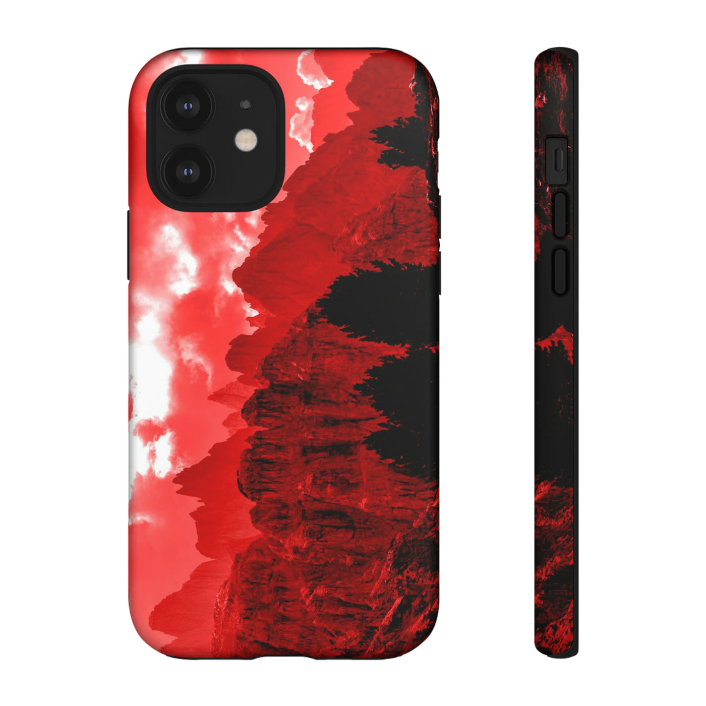 Cute IPhone Case | iPhone 15 Case | iPhone 15 Pro Max Case, Iphone 14 Case, Iphone 14 Pro Max Case IPhone Case for Art Lovers - Red Mountains