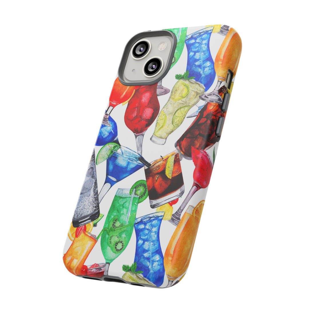 Cute Samsung Case | Cool Iphone Case | Summer Fruit Cocktail, Samsung S24, S23, S22, S21, IPhone 15 Case | Iphone 14 Case, Iphone 13 Case - Studio40ParkLane