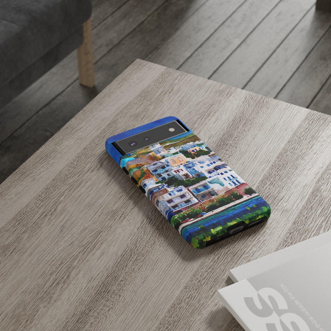 Impact Resistant, Greece House, Cute Phone Cases for Samsung S24, S23, S22, S21, IPhone 15 pro Iphone 14 pro Iphone 13 IPhone 12 Iphone 11 - Studio40ParkLane