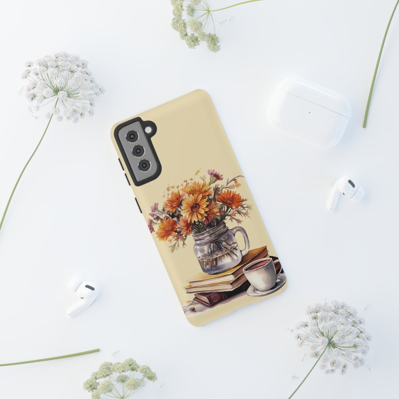 Fall Leaves Foliage Cute Phone Case for, Samsung Galaxy S24, S23, S22, S21, IPhone 16 Case | Iphone 15, Iphone 14, IPhone 13 Case Mom Dad Gift