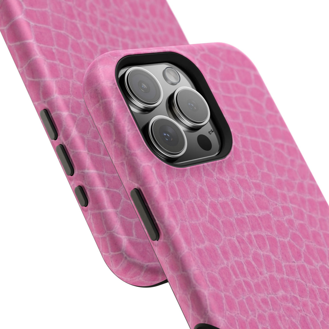 Non Leather Pink Color Pattern Magsafe Cute Phone Case for Iphone Gift for Her, | iPhone 15 Case | iPhone 15 Pro Max Case, Iphone 14, Iphone 14 Pro Max, Iphone 13, Iphone 16 - Studio40ParkLane