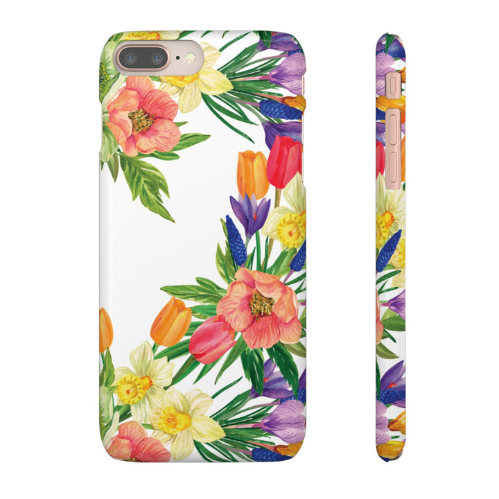 Sleek Snap Spring Summer Flowers Cute Phone Case for iPhone 16 15 14 13 12 11 X Xs Max Xr Pro Plus Samsung Galaxy S24 S23 S22 S21 S20 Ultra