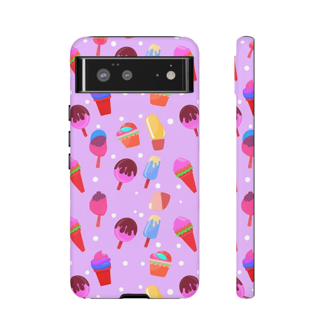 Cute Samsung Case | Cool Iphone Case | Summer Pink Ice - Cream, Samsung S24, S23, S22, S21, IPhone 15 Case | Iphone 14 Case, Iphone 13 Case - Studio40ParkLane