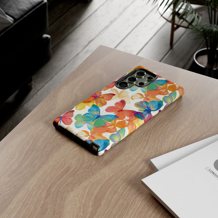 Cute Samsung Case | Cool Iphone Case | Summer Bright Butterflies, Samsung S24, S23, S22, S21, IPhone 15 Case | Iphone 14 Case, Iphone 13 Case - Studio40ParkLane