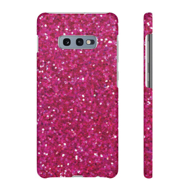 Snap Non-Glitter Muted Pink Play on "Faux" Glitter Effect Cute Phone Cases for Samsung and Iphone, 16, 15, 14, S24, S23, S22, S21, S20, Plus and Ultra