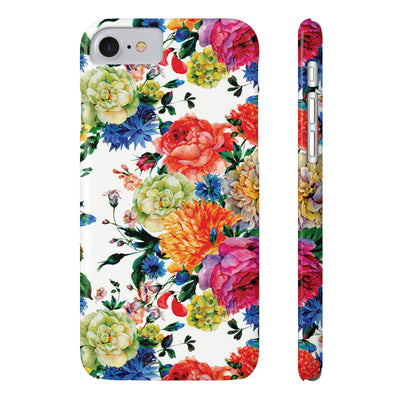 Slim Spring Flowers Gift for Her Cute Phone Cases for Iphone 16 Pro Max | iPhone 15 Case | iPhone 15 Pro Max Case, Iphone 14, 13, 12, 11, 10, 8, 7 - Studio40ParkLane