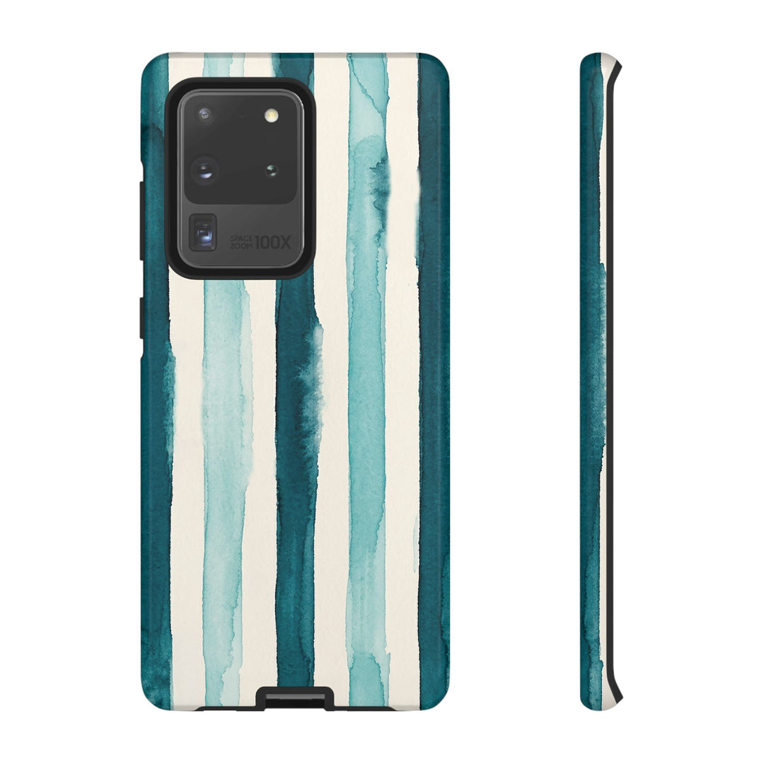 Tough Cute Green Stripes Phone Case, for IPhone 17 Pro Max | Iphone 17 Air, Iphone 16, IPhone 15, 14 13 12, Samsung Galaxy S26, S25, S24, S23