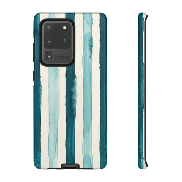 Tough Cute Green Stripes Phone Case, for IPhone 17 Pro Max | Iphone 17 Air, Iphone 16, IPhone 15, 14 13 12, Samsung Galaxy S26, S25, S24, S23